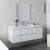 Fresca FVN31-123012RWH Formosa 54" Wall Hung Modern Bathroom Vanity with Mirror in Rustic White