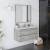 Fresca FVN3136ASH Formosa 36" Wall Hung Modern Bathroom Vanity with Mirror in Ash