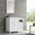 Fresca FVN21-2412WH Cambridge 36" White Traditional Bathroom Vanity with Mirror