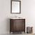 Fresca FVN2130AC Cambridge 30" Antique Coffee Traditional Bathroom Vanity with Mirror