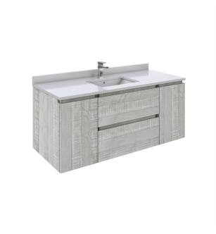 Fresca Formosa 48" Wall Hung Modern Bathroom Cabinet with Top & Sink in Ash
