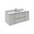 Fresca Formosa 48" Wall Hung Modern Bathroom Cabinet with Top & Sink in Ash