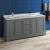 Fresca Windsor 72" Gray Textured Traditional Double Sink Bathroom Cabinet with Top & Sinks