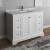 Fresca Windsor 48" Matte White Traditional Bathroom Cabinet with Top & Sink