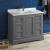 Fresca Windsor 40" Gray Textured Traditional Bathroom Cabinet with Top & Sink