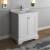 Fresca Windsor 30" Matte White Traditional Bathroom Cabinet with Top & Sink