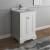 Fresca Windsor 24" Matte White Traditional Bathroom Cabinet with Top & Sink