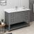 Fresca Manchester Regal 48" Gray Wood Veneer Traditional Bathroom Cabinet with Top & Sink