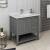 Fresca Manchester Regal 36" Gray Wood Veneer Traditional Bathroom Cabinet with Top & Sink