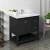 Fresca Manchester 36" Black Traditional Bathroom Cabinet with Top & Sink