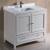 Fresca Oxford 36" Antique White Traditional Bathroom Cabinet with Top & Sink