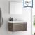 Fresca FVN8090GO Vista 36" Gray Oak Modern Bathroom Vanity with Medicine Cabinet