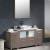 Fresca FVN62-123612GO-VSL Torino 60" Modern Bathroom Vanity with 2 Side Cabinets and Vessel Sink in Gray Oak