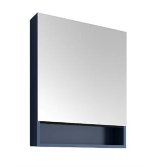 Fresca FVN6124RBL-VSL Lucera 23 1/4" Blue Wall Hung Vessel Sink Modern Bathroom Vanity with Medicine Cabinet