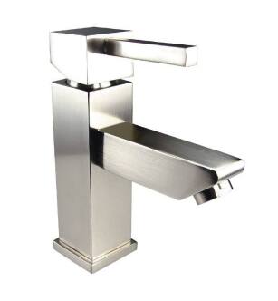 Fresca FFT1030BN Versa Single Hole Bathroom Faucet in Brushed Nickel