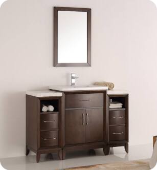 Fresca FCB21-122412AC-I Cambridge 48" Antique Coffee Traditional Bathroom Vanity with Sink