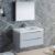 Fresca FVN9036GRG Tuscany 36" Glossy Gray Wall Hung Modern Bathroom Vanity with Medicine Cabinet