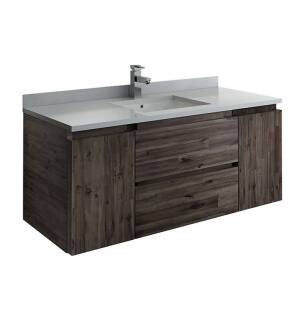 Fresca FCB31-122412ACA-U Formosa 48" Wall Hung Modern Bathroom Cabinet with Top & Sink