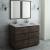 Fresca FVN31-2424ACA-FC Formosa 48" Floor Standing Double Sink Modern Bathroom Vanity with Mirrors in Acacia