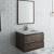 Fresca FVN3130ACA Formosa 30" Wall Hung Modern Bathroom Vanity with Mirror in Acacia