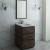 Fresca FVN3124ACA-FC Formosa 24" Floor Standing Modern Bathroom Vanity with Mirror in Acacia