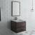 Fresca FVN3124ACA Formosa 24" Wall Hung Modern Bathroom Vanity with Mirror in Acacia