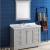 Fresca FVN2448GRV Windsor 48" Gray Textured Traditional Bathroom Vanity with Mirror