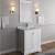 Fresca FVN2430WHM Windsor 30" Matte White Traditional Bathroom Vanity with Mirror