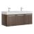 Fresca FCB8092GW-D-I Vista 48" Walnut Modern Bathroom with Integrated Double Sink