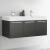 Fresca FCB8092BW-D-I Vista 48" Black Modern Bathroom Vanity with Integrated Double Sink