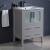 Fresca FCB6224GR-I Torino 24" Grey Modern Bathroom Cabinet with Integrated Sink