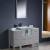 Fresca FVN62-122412GR-UNS Torino 48" Grey Modern Bathroom Vanity with 2 Side Cabinets and Integrated Sink