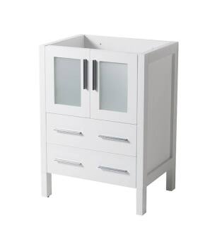 Fresca FCB6224WH Torino 24" White Modern Bathroom Cabinet