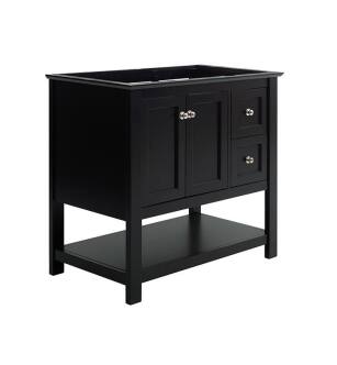 Fresca FCB2336BL Manchester 36" Black Traditional Bathroom Cabinet