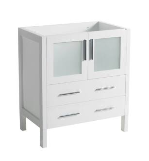Fresca FCB6230WH Torino 30" White Modern Bathroom Cabinet