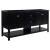 Fresca FCB2372BL-D Manchester 72" Black Traditional Double Sink Bathroom Cabinet