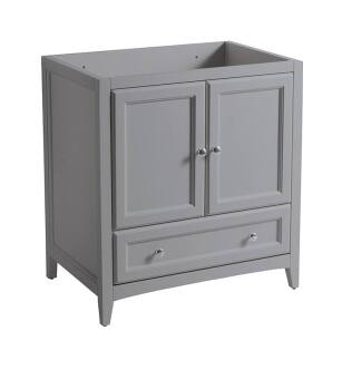 Fresca FCB2030GR Oxford 30" Grey Traditional Bathroom Cabinet
