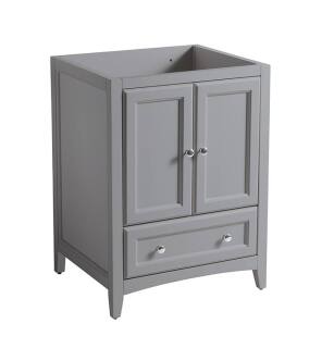 Fresca FCB2024GR Oxford 24" Grey Traditional Bathroom Cabinet