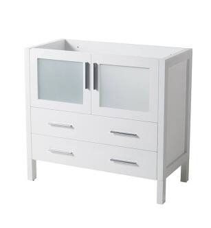 Fresca FCB6236WH Torino 36" White Modern Bathroom Cabinet
