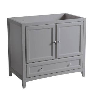 Fresca FCB2036GR Oxford 36" Grey Traditional Bathroom Cabinet