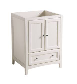Fresca FCB2024AW Oxford 24" Antique White Traditional Bathroom Cabinet
