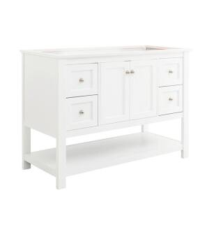 Fresca FCB2348WH Manchester 48" White Traditional Bathroom Cabinet