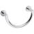 Ginger 4605/PC Kubic Towel Ring With Two Mounting Posts in Polished Chrome