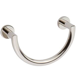 Ginger 4605/PN Kubic Towel Ring With Two Mounting Posts in Polished Nickel