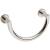 Ginger 4605/PN Kubic Towel Ring With Two Mounting Posts in Polished Nickel