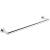 Ginger 4603/PC Kubic 24" Towel Bar With Plain Rosette in Polished Chrome