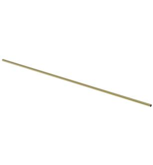 Ginger 1139R-6/PB 6' Shower Curtain Rod in Polished Brass