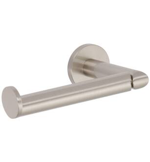 Ginger 0206/SN Open Toilet Toilet Paper Holder From The Sine Collection in Satin Nickel