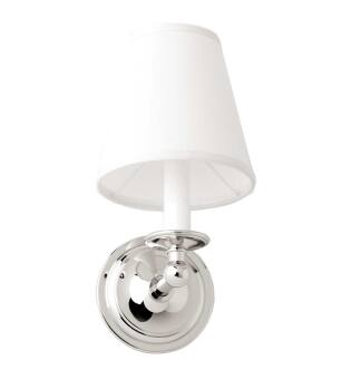 Ginger 2681/PC Single Light Wall Sconce From The London Terrace Collection in Polished Chrome