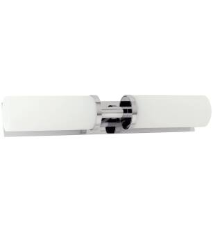Ginger 2882/PC 2 Light 19.1" Wide Bathroom Fixture From The Surface Collection in Polished Chrome